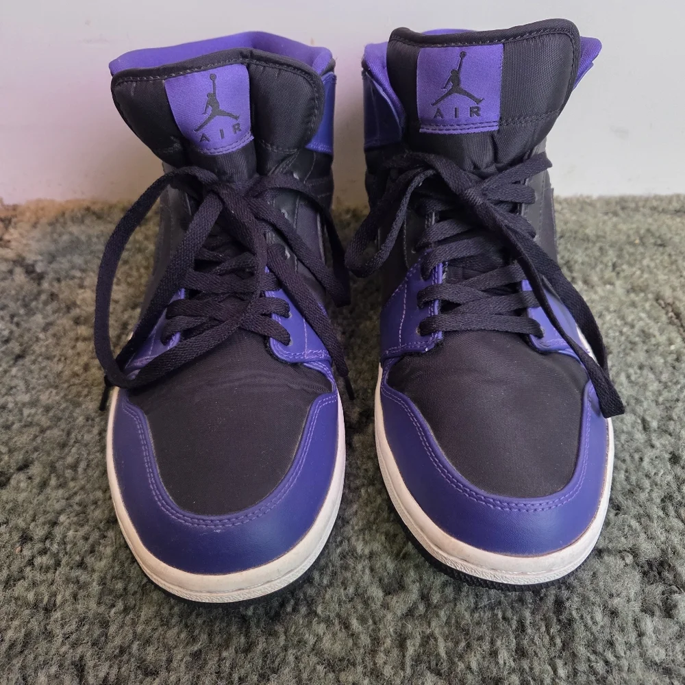 Air Jordan 1 - Retro Mid - Dark Concord - 2013 - Gently Pre- Loved - Picture 5 of 11